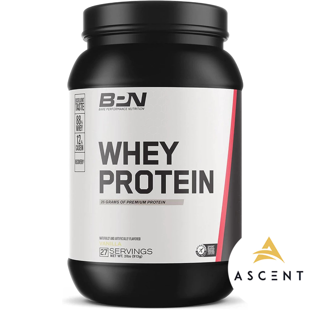 Bổ sung đạm Whey Protein BPN Bare Performance Nutrition 2lbs 972g