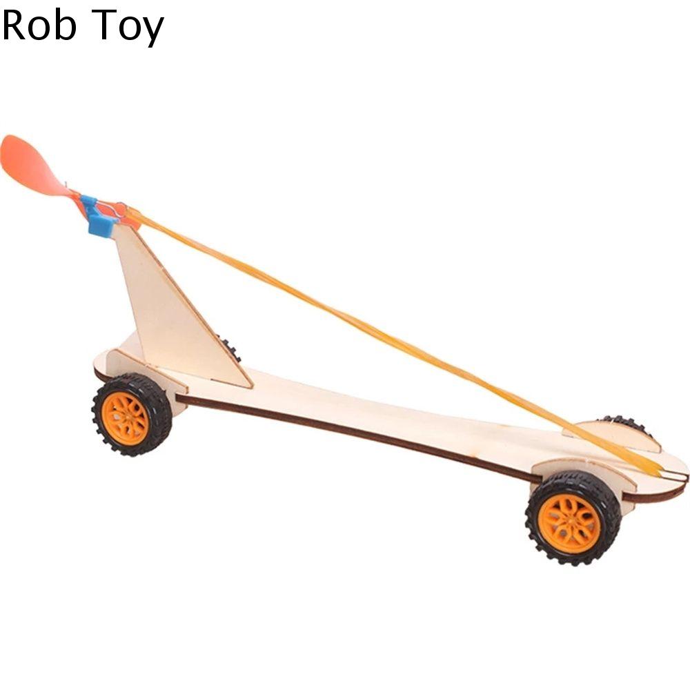 ROB TOY Bộ dụng cụ điện tử tự làm Lắp ráp tự làm Thiết bị phòng thí nghiệm Bộ dụng cụ thí nghiệm khoa học Đồ chơi rèn luyện trí não Khoa học dành cho học sinh Xe đồ chơi Quà tặng dự án trường học Đồ chơi giáo dục Dây cao su Đồ chơi ô tô