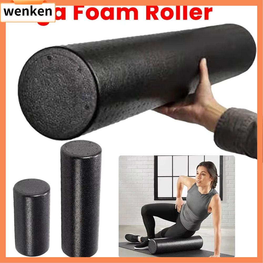 WENKEN 1Pcs 30/45/60cm Con lăn xốp EPP EPP. Di động Thiết bị thể dục Pilates  Đen Con lăn massage yoga Dành cho Phụ Nữ/Nam Giới