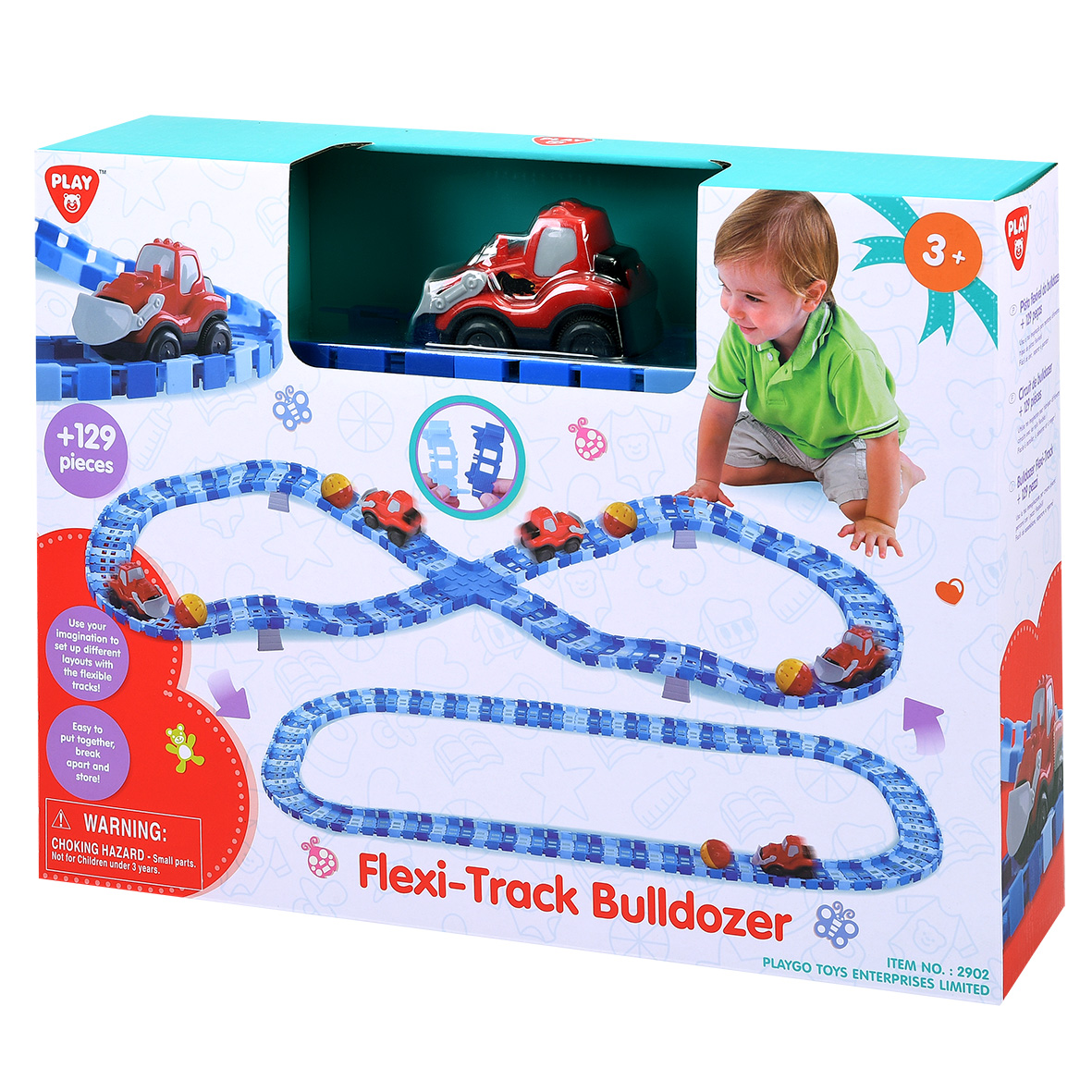 Playgotoys ของเล่นเสริมพัฒนาการ รางถนนรถเกลี่ยดิน(2902) ราคา 940 บาท*ส่งฟรี