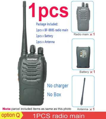 2Pcs/set baofeng BF-888S Walkie Talkie Portable radio station BF888s 5W BF 888S Comunicador Transmitter Transceiver USB H777