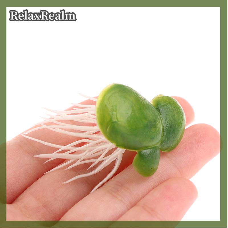 RelaxRealm 18 cái bộ Nhân Tạo Nổi Trang Trí Sân Vườn Nước Nổi Vịt Con Nổi Với Gốc 3 Kích Thước Lá Ch