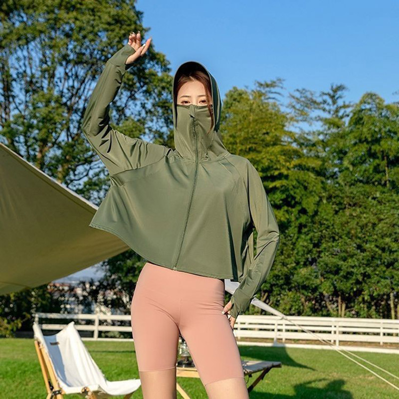 Áo Chống Nắng Nữ Thun Lạnh CHỐNG TIA UV Siêu mỏng và thoáng khí Áo Nắng Ngắn dài tay áo chống nắng áo FREESIZE 40-65KG