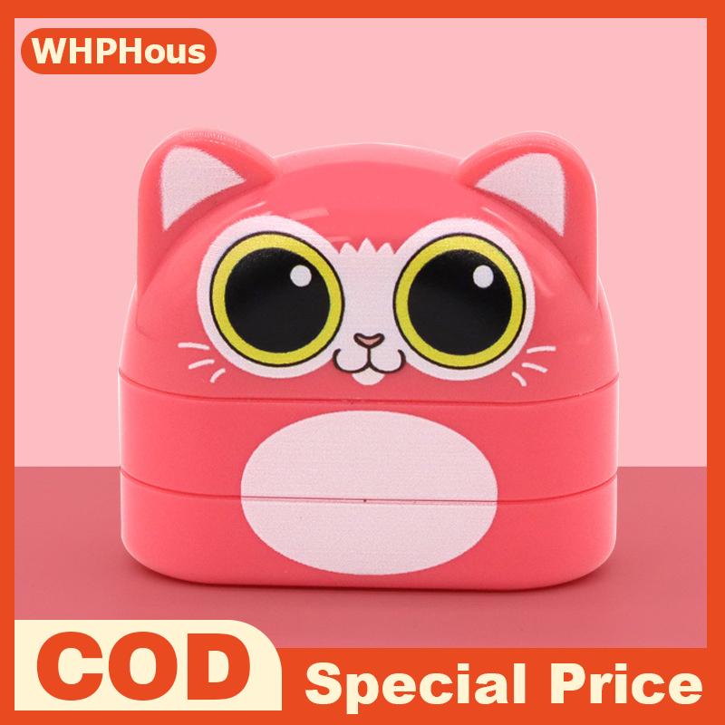 WHPHous ตราประทับชื่อสำหรับเด็กเสื้อผ้ากันน้ำ (หมึกสีขาว + สีดำ)-ตราประทับชื่อสองด้านที่กำหนดเอง-แสตมป์เสื้อผ้าส่วนบุคคล-ตราประทับชื่อสำหรับเด็ก