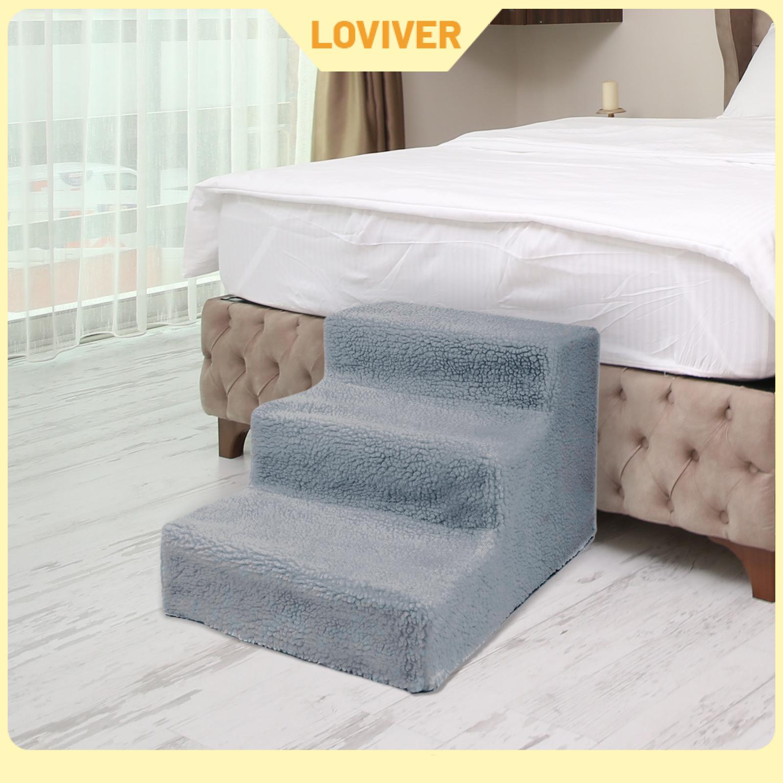 Pet Steps for Small Dogs and Cats, Portable Ramp Stair for Couch, Sofa, and High Bed Climbing, Non Slip Indoor Step Support, 3 Step ราคา 1,775 บาท*ส่งฟรี