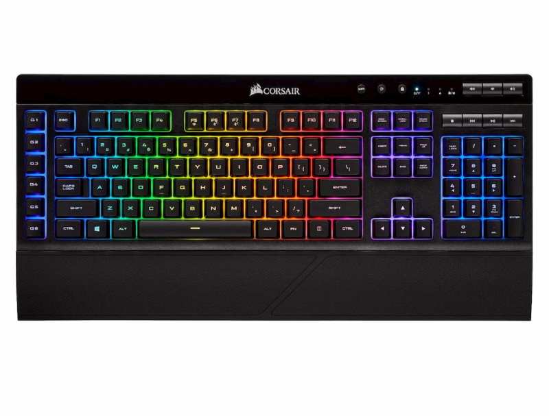 Corsair K57 RGB Keys Wireless Gaming Keyboard (EU) With USB Interface Black Singapore