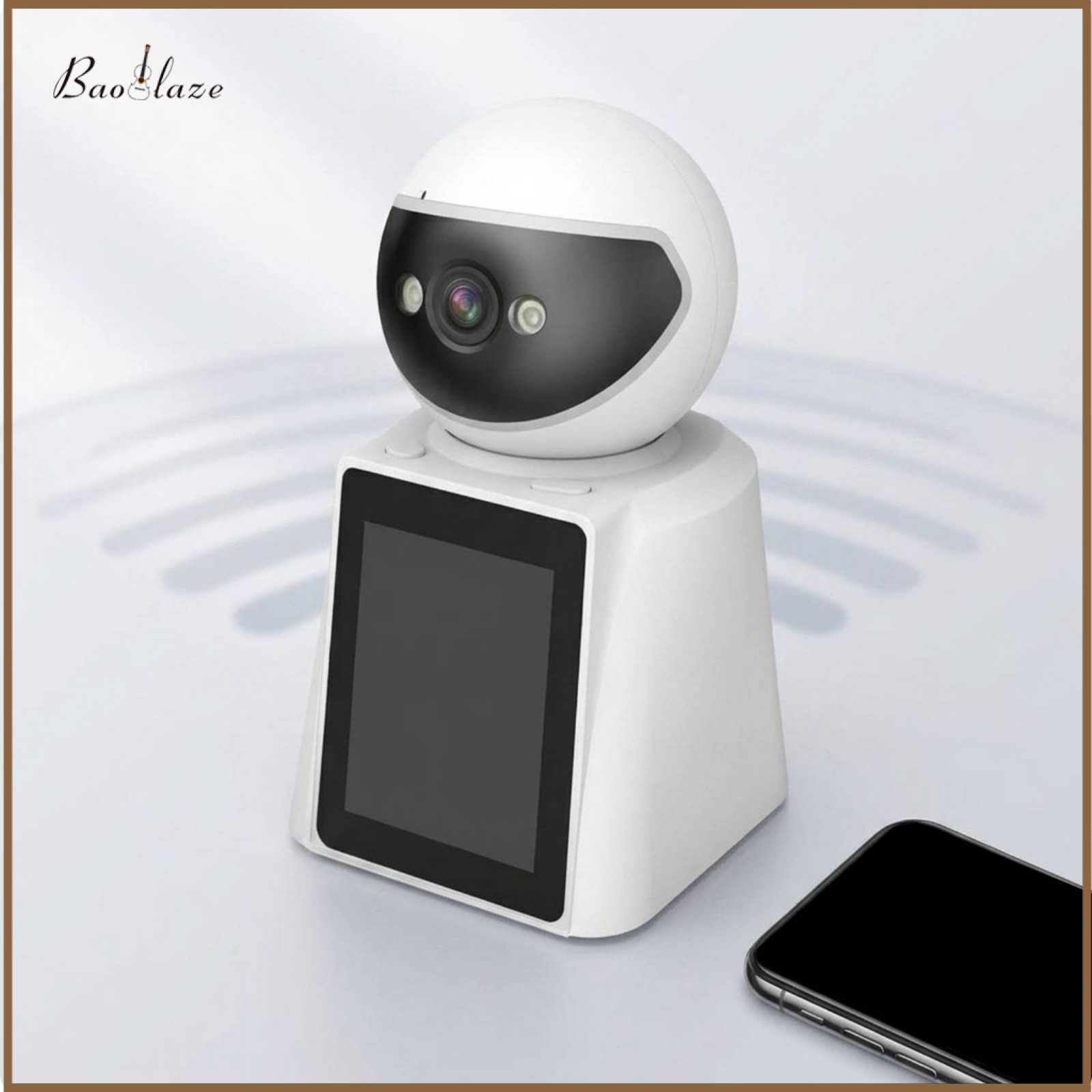 Baoblaze Humanoid Tracking Smart Camera with Display 1080p Baby Monitor with Screen High-Definition for Parents ราคา 1,413 บาท*ส่งฟรี