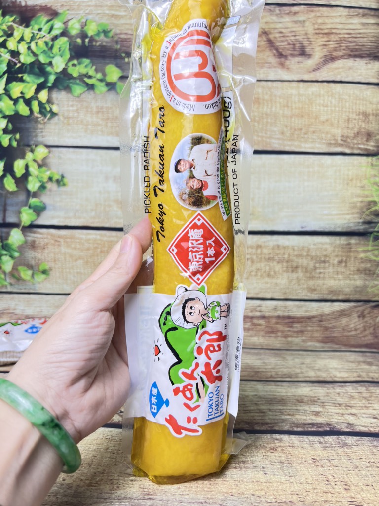 Củ Cải Vàng Muối Nguyên Cây Tokyo Takuan Taro 400G | Hàng Nhật Bản 100%