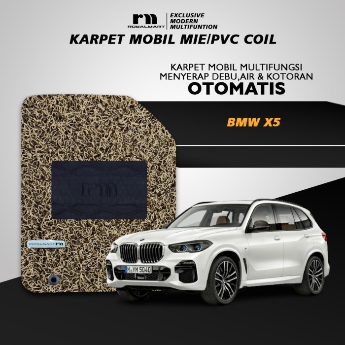 Royal Mart Karpet Mobil BMW X5 FULL SET/Carpet Mie Bihun Premium Keset PVC Anti Slip Aksesoris Interior Mobil Harga  630,000 Ringgit*Penghantaran Percuma