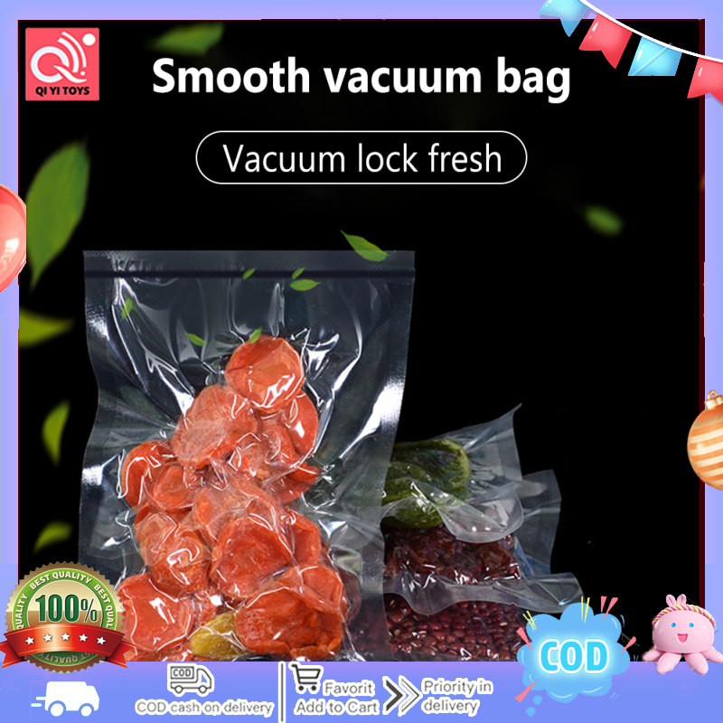 100pcs trong suốt Túi seal hút chân không dùng cho thực phẩm vật liệu bao bì thực phẩm túi tuyệt vời cho thực phẩm lưu trữ