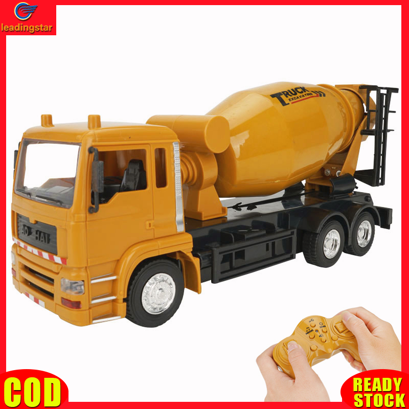 LeadingStar RC Authentic 1 24 10CH RC Truck Cement Mixer Engineering Truck