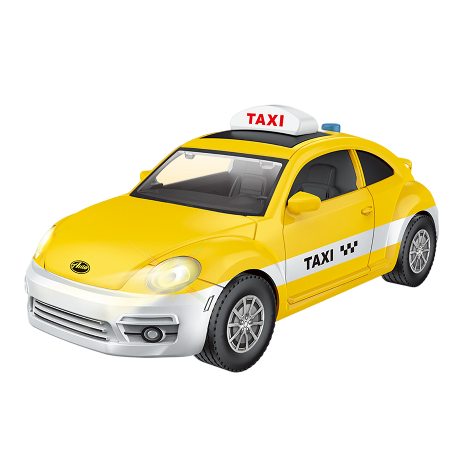 Classic Inertia Taxi Toy Inertia Taxi Toy Fun and Festive Mini Taxi Toy