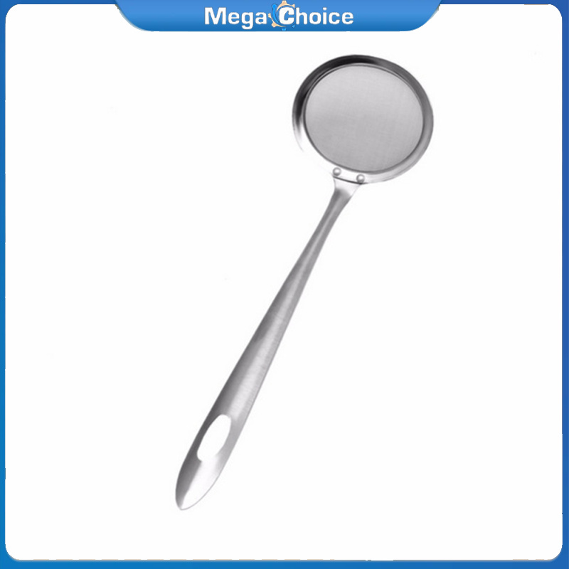 MegaChoice【100%Original】Stainless Steel Mesh Skimmer Kitchen Tools Gadgets Vegetable Residue Oil Mesh Strainer ราคา 28 บาท*ส่งฟรี