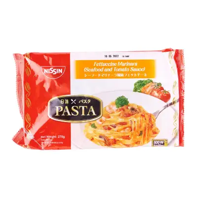 Nissin Pasta Spaghetti With Fettucine Marinara Sauce - Frozen