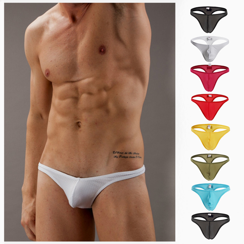 Đồ lót nam cạp thấp lưới nylon đơn giản là mịn màng, thoáng khí và thoải mái 1001-dk