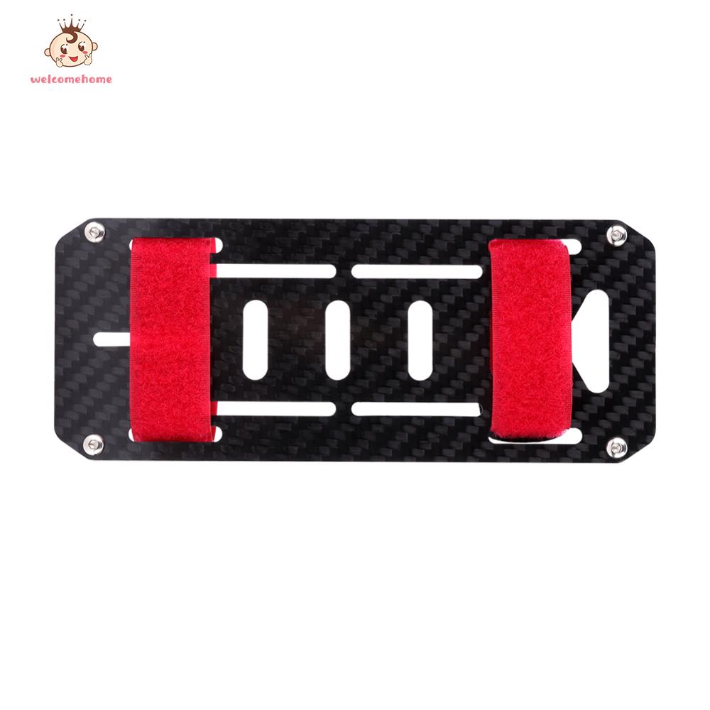 Carbon Fiber Battery Mounting Plate for 1 10 RC Axial SCX10 CC01 F350 D90