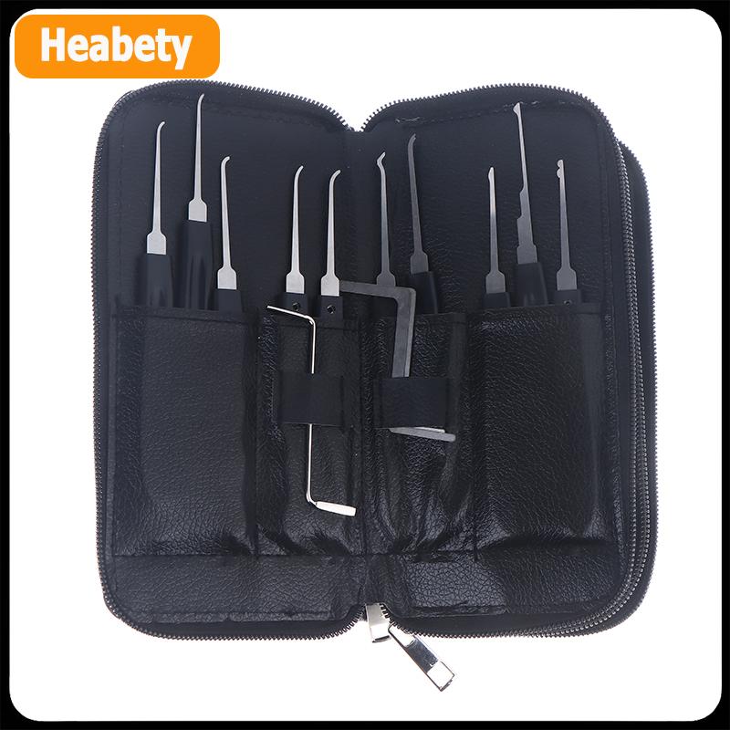 【2-3 ngày giao hàng】 15 17 24pcs cổ điển Thép không gỉ Công cụ khóa xe hơi di động mở khóa Kit túi đa chức năng lockpick công cụ