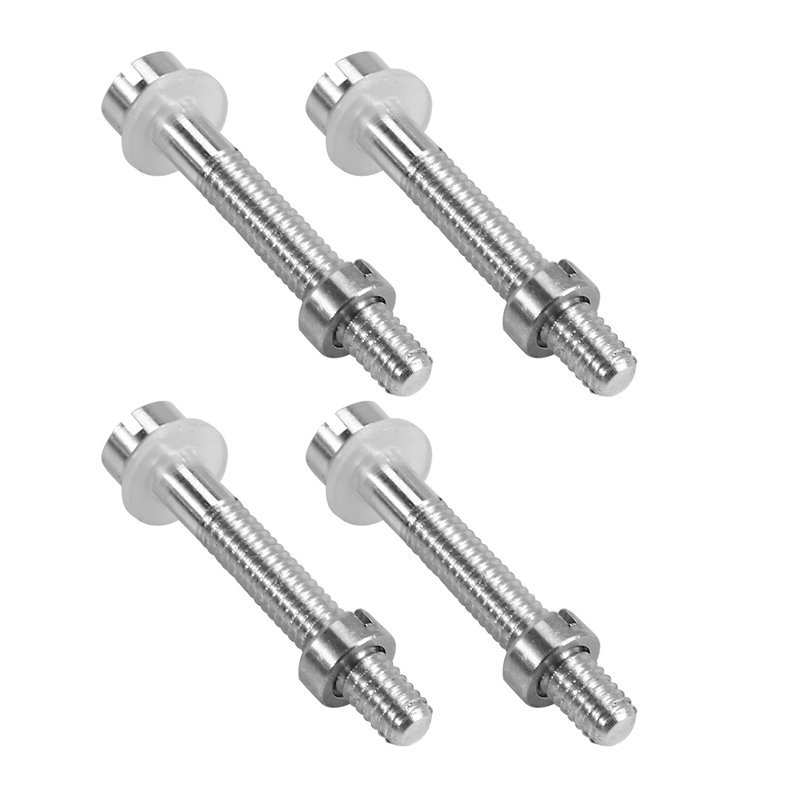 4Pcs M2.5x18.5mm Turntable Phonograph Screws,Hardware Replacement Headshells Stylus Mounting Vinyl LP Record Player