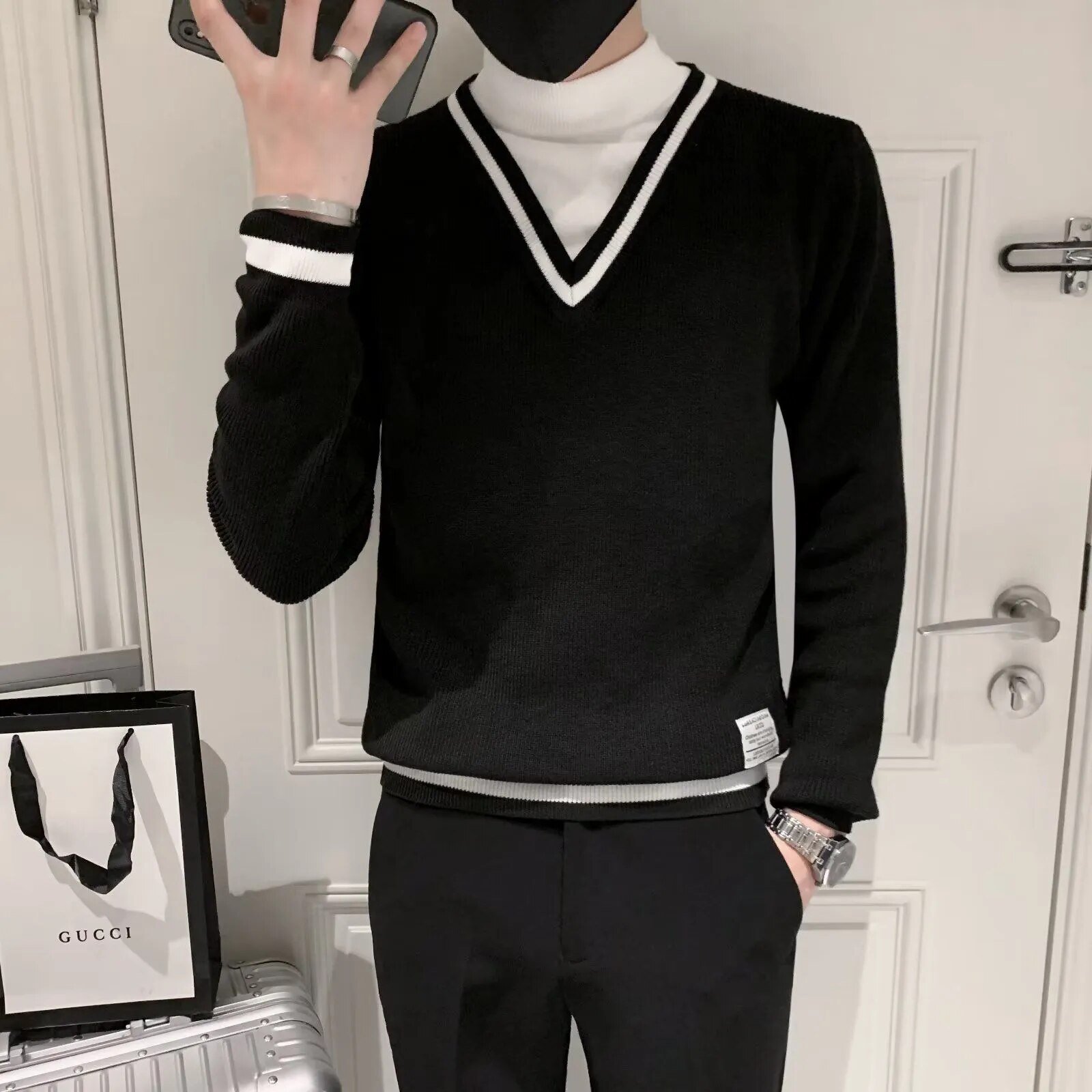 Casual Clothing New Men s Cardigan Sweaters Cotton Knitted Solid Color