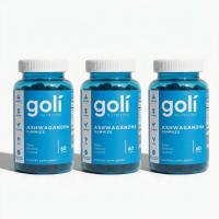 Goli Nutrition Ashwagandha w KSM66 60 Gummies - Stress Relief Relaxation & Mood Support