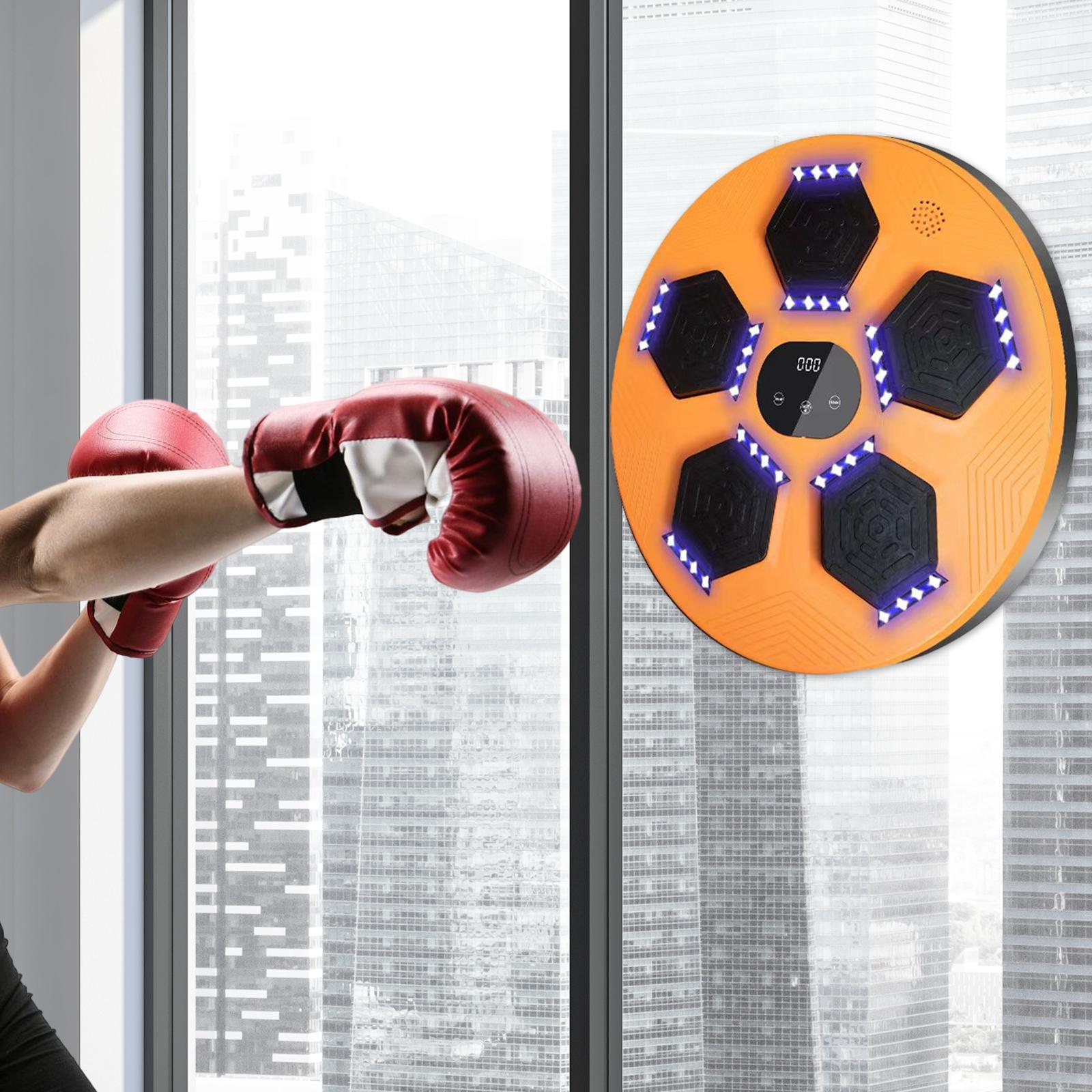 WBMOON Boxing Machine Electronic Music Boxing Wall Target for Karate Gym