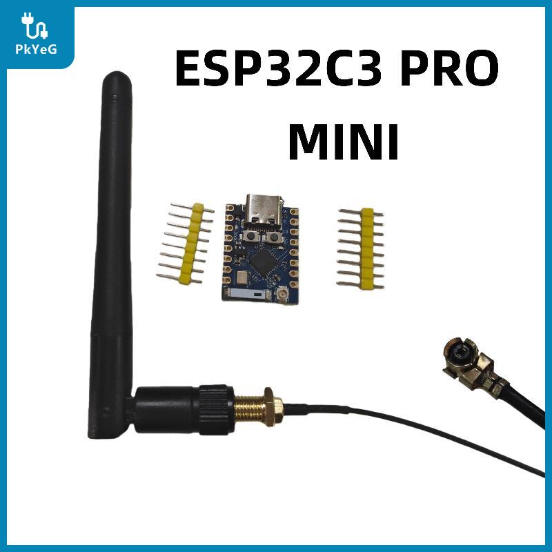 【PkYeG】 1ชุด ESESP32C3 Wi-Fi BT โมดูล P32ซุปเปอร์มินิบอร์ดพัฒนา ESP32-C3พร้อมเสาอากาศ WIFI 2.4G สำหรับ ESP-IDE Arduino IOT ราคา 29 บาท*ส่งฟรี