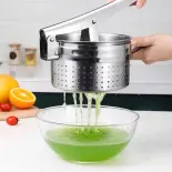 DỤNG CỤ  ÉP TRÁI CÂY NGỦ CỐC - ÉP CAM VẮT CAM BẰNG INOX