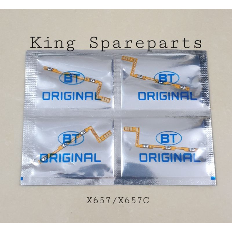 FLEXIBEL FLEXIBLE FLEKSIBEL INFINIX SMART 5 X657 X657C ON OF OFF VOLUME ORIGINAL Harga 8,000 rupiah*Gratis Ongkir