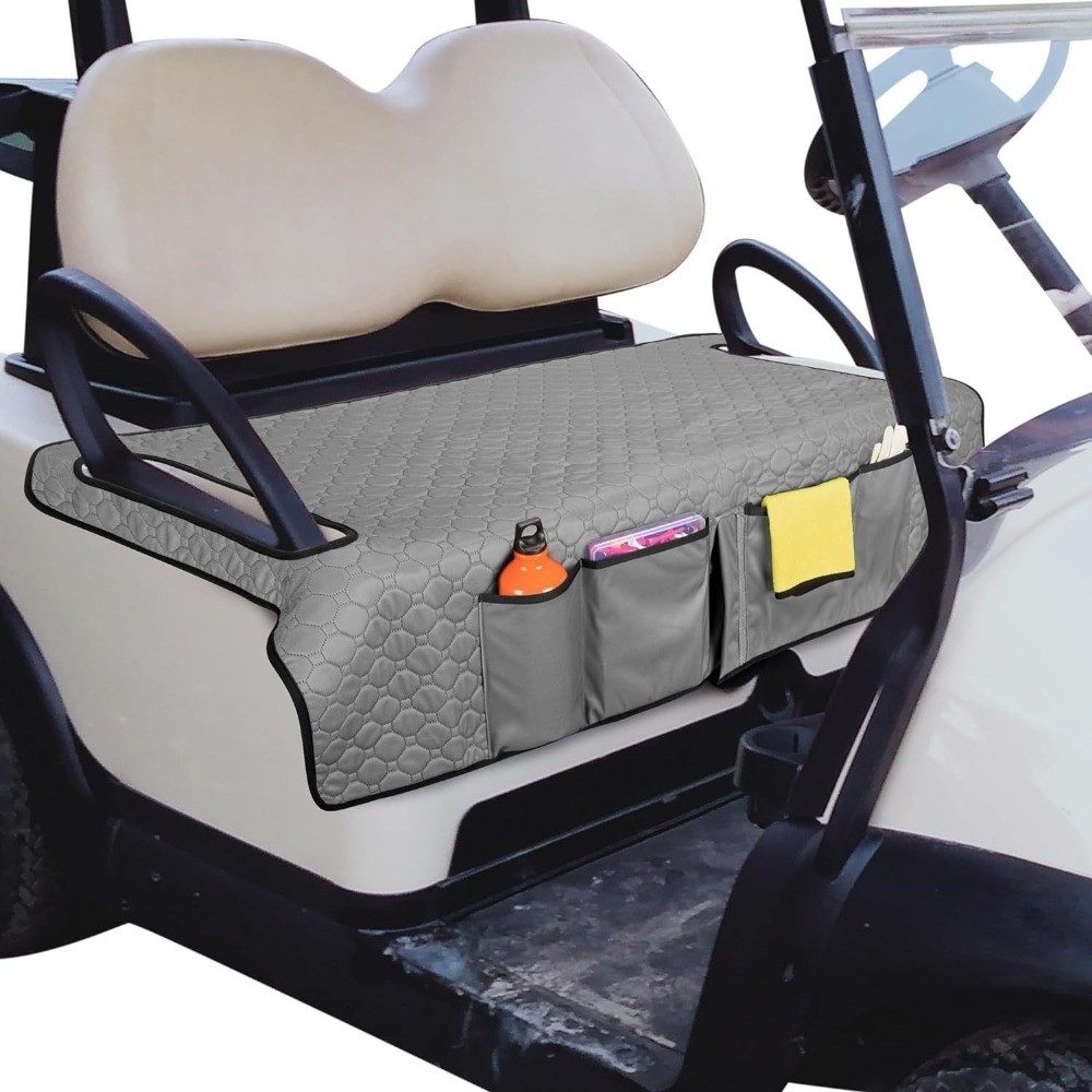 TI9P Hệ thống sưởi 4 vùng Bọc ghế xe golf có sưởi Cài đặt dễ dàng Khăn tắm chống nước Ghế xe golf đa năng  Mềm mại Bọc ghế golf Sử dụng ngoài trời trong mọi thời tiết