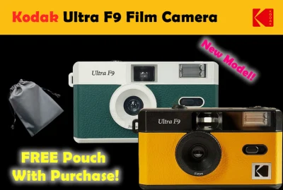 Kodak Ultra F9 Reusable 35mm Film Camera + FREE Pouch
