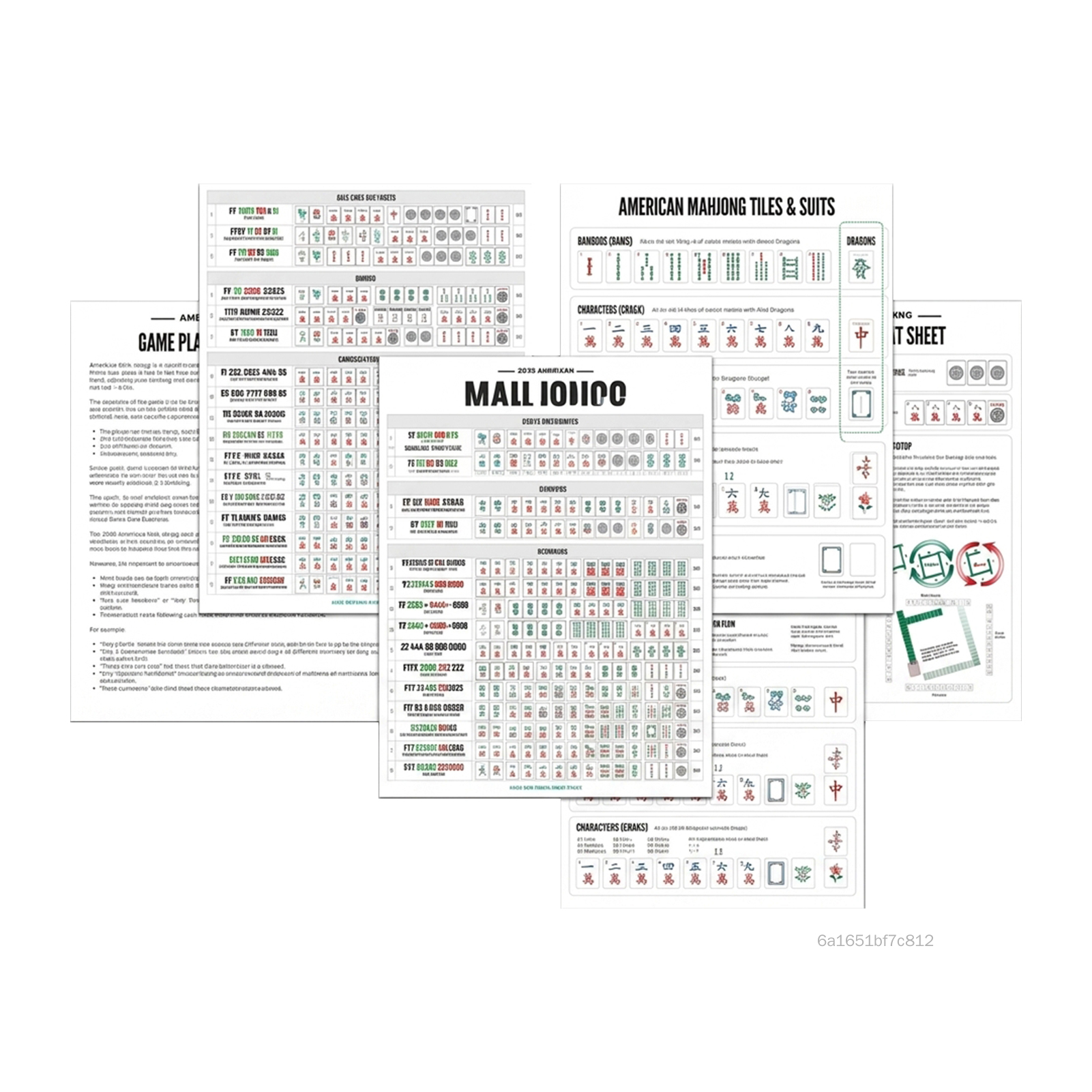 Mahjong Scoring Card Guideกฎโกงแผ่นกันน้ำสองด้านQuickอ้างอิงเครื่องมือสำหรับHomeเกมการแข่งขันLA3PF-MEG-TH ราคา 557 บาท*ส่งฟรี
