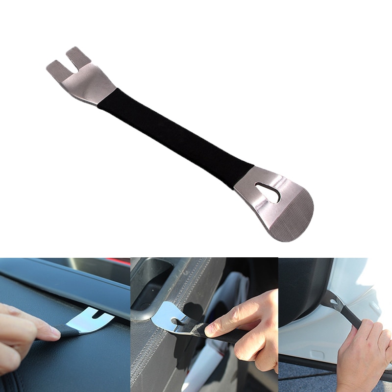 Ô tô Trim Removal Tool Thép không gỉ Durable End Trim Removal ngang trượt cửa bảng điều khiển thiết bị đầu cuối âm thanh Fastener Driver