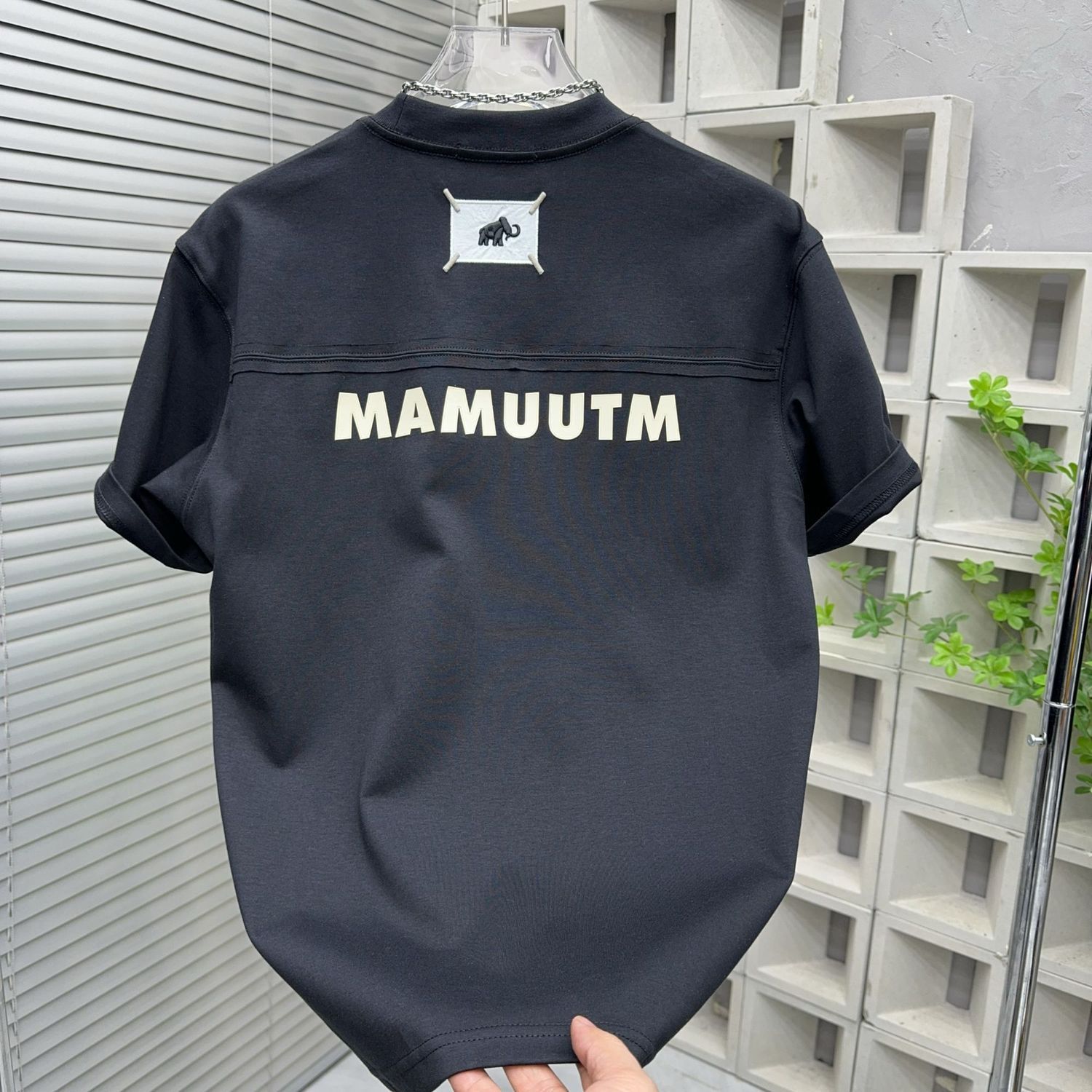 Áo thun ngắn tay in họa tiết nam mùa hè 2025 xu hướng thời trang thường đa năng áo tay ngắn cổ tròn