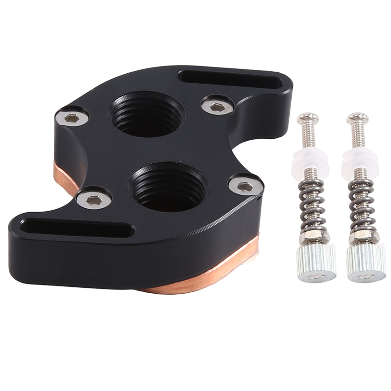 S-Shaped CPU Water Cooling Block Cooler South Bridge Northbridge Block for Computer CPU Block Easy Install Easy to Use