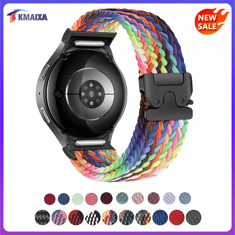 Parachute dây bện cho Samsung Galaxy Watch 7 6 5 4 FE 5 Pro 45mm 40mm 44mm correa Vòng đeo tay watch6 4 cổ điển 47mm 43mm dây đeo