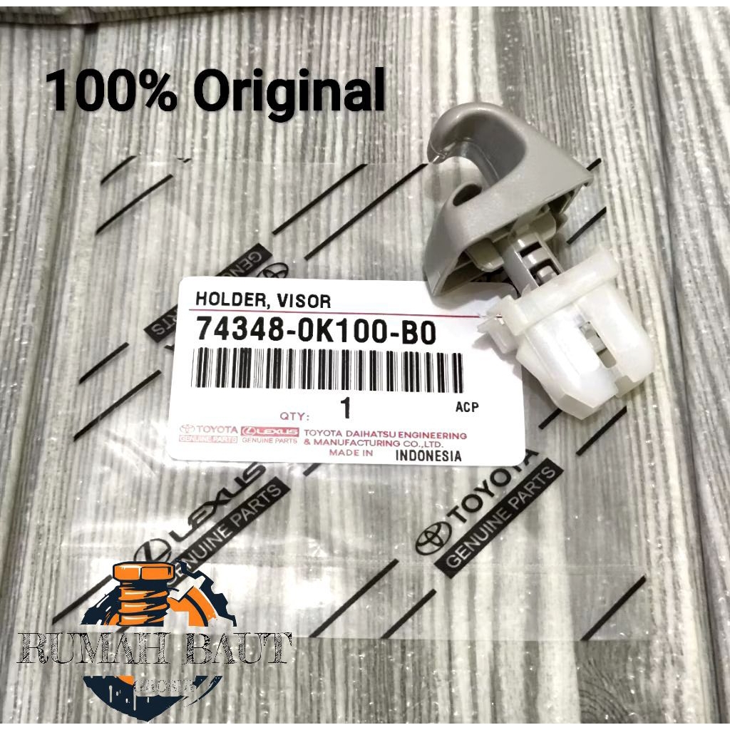 COD grosir KLIP CANTOLAN HOLDER SUN VISOR TOYOTA INNOVA REBORN FORTUNER PAJERO SPORT VRZ SIENTA ORIGINAL - Jenama A&E Harga 25,000 Ringgit*Penghantaran Percuma