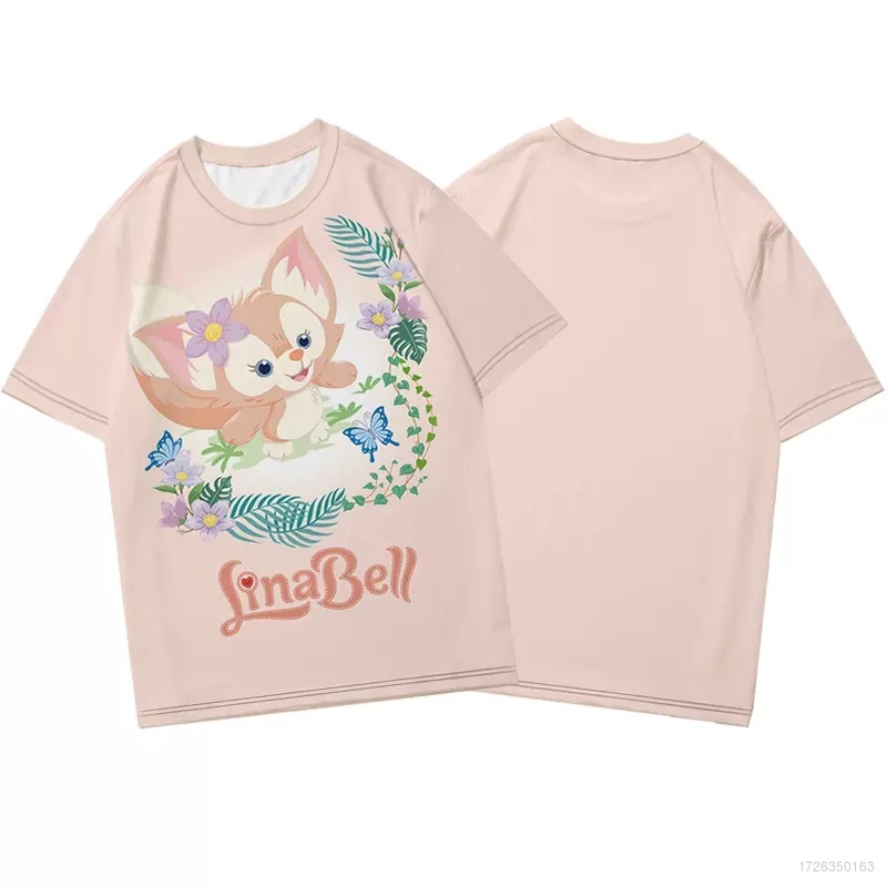 clu DISNEY Stellalou ShellieMay Linabell Cosplay cloth 3D summer kids adults T-shirt Anime Short Sle