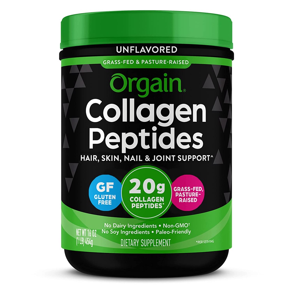Bột Collagen thủy phân Orgain Hydrolyzed Collagen Peptides Powder