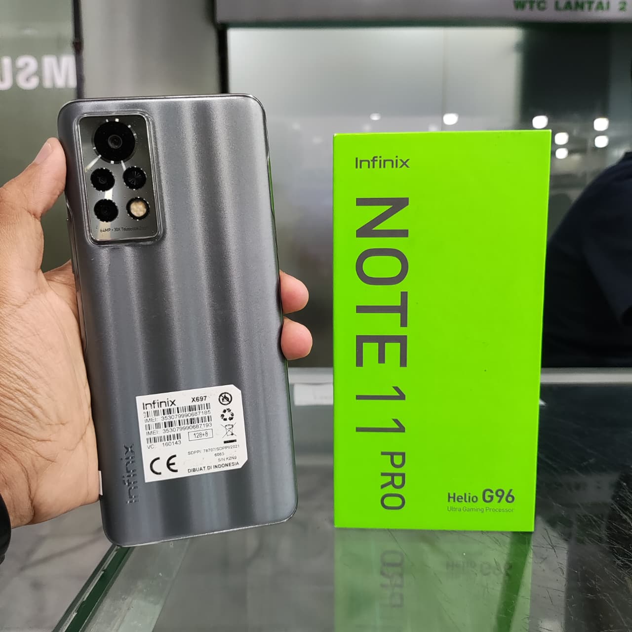 Infinix Note 11 Pro Ram 8 Rom 128GB Second Original Harga 1,349,100 rupiah*Gratis Ongkir
