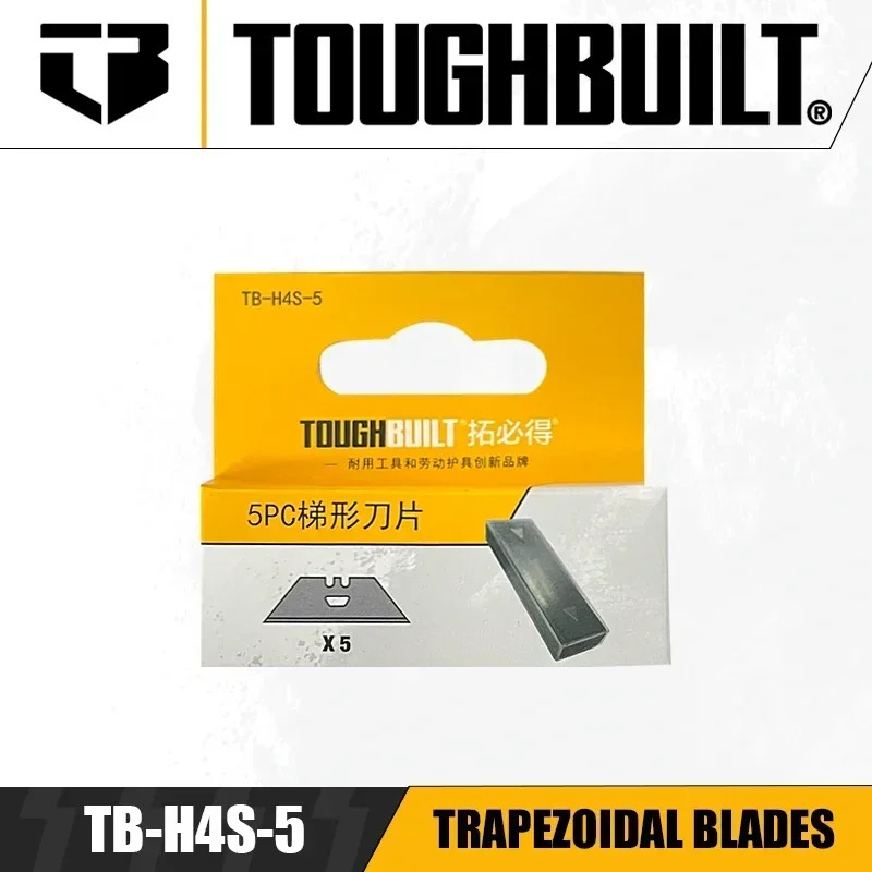 TOUGHBUILT TB-H4S30-80/TB-H4S-5/ Bộ 30 lưỡi dao tiện ích lưỡi Cowhorn lưỡi hình thang TB-H4N-5