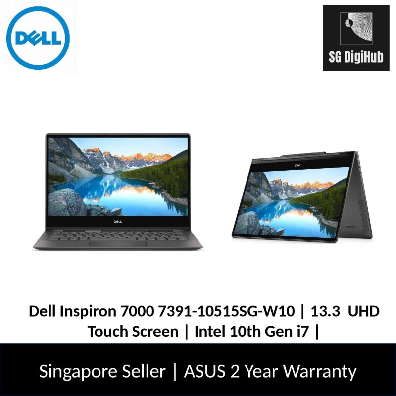 Dell Inspiron 7000 | 13.3 UHD Touch Screen | Intel 10th Gen i7 | 16GB RAM | 512 SSD | 7391-10515SG-W10