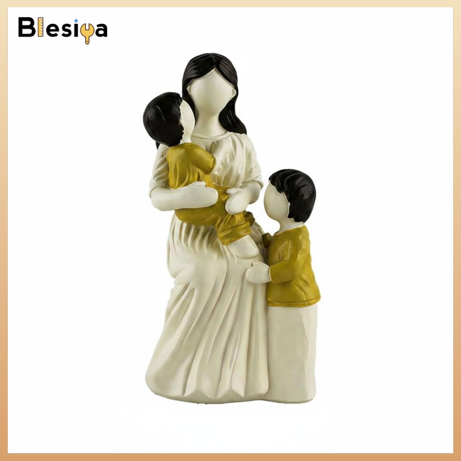 Blesiya Family Resin Statue Decorative Figures Home Decoration Luxury Sculpture for Living Room and Bedroom Decor ราคา 2,622 บาท*ส่งฟรี