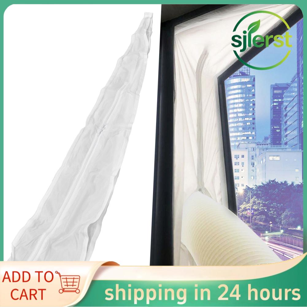 sjlerst Bộ Bịt Cửa Sổ Garosa Vải Bịt Cửa Sổ Điều Hòa Không Khí Bịt Cửa Sổ Vách Ngăn Mềm Niêm Phong Cho Máy Điều Hòa Không Khí Máy Sấy Vải Niêm Phong Cửa Sổ ((2873617) 4M)