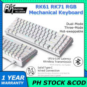 RK61 RK71 Wireless Bluetooth RGB Backlit Mechanical Gaming Keyboard