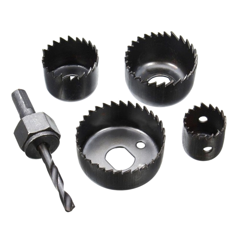 ✪【El City】【Available】 Máy khoét lỗ cưa cắt lỗ gỗ Kit cho gỗ PVC nhựa vách thạch cao tấm
