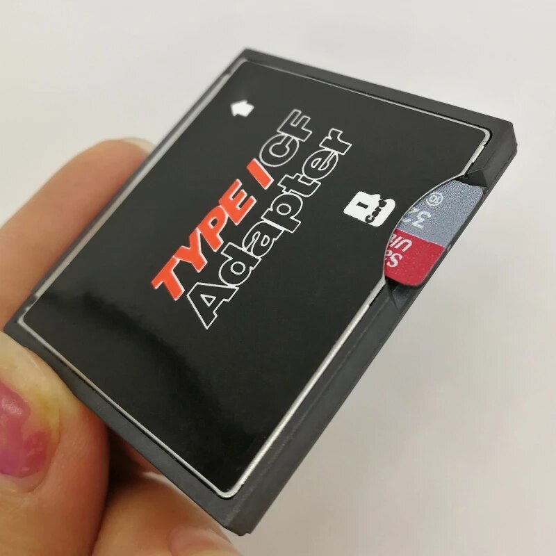 2022 mới Chuyên Nghiệp Đầu chuyển đổi thẻ nhớ duy nhất SDHC SDXC TF để thẻ CF Adapter cho máy ảnh Loại I chuyển đổi thẻ