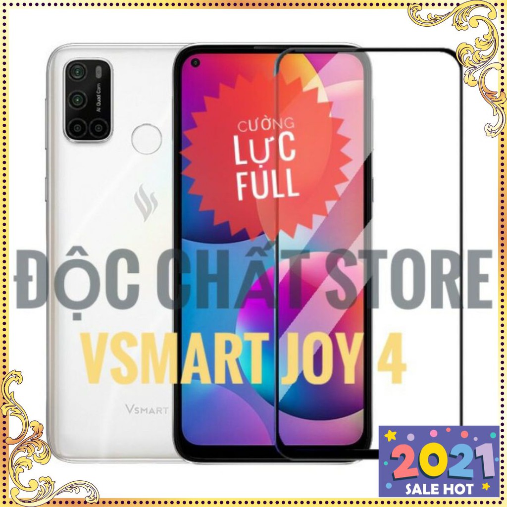 Kính cường lực vsmart joy 4 - full màn hình 100%