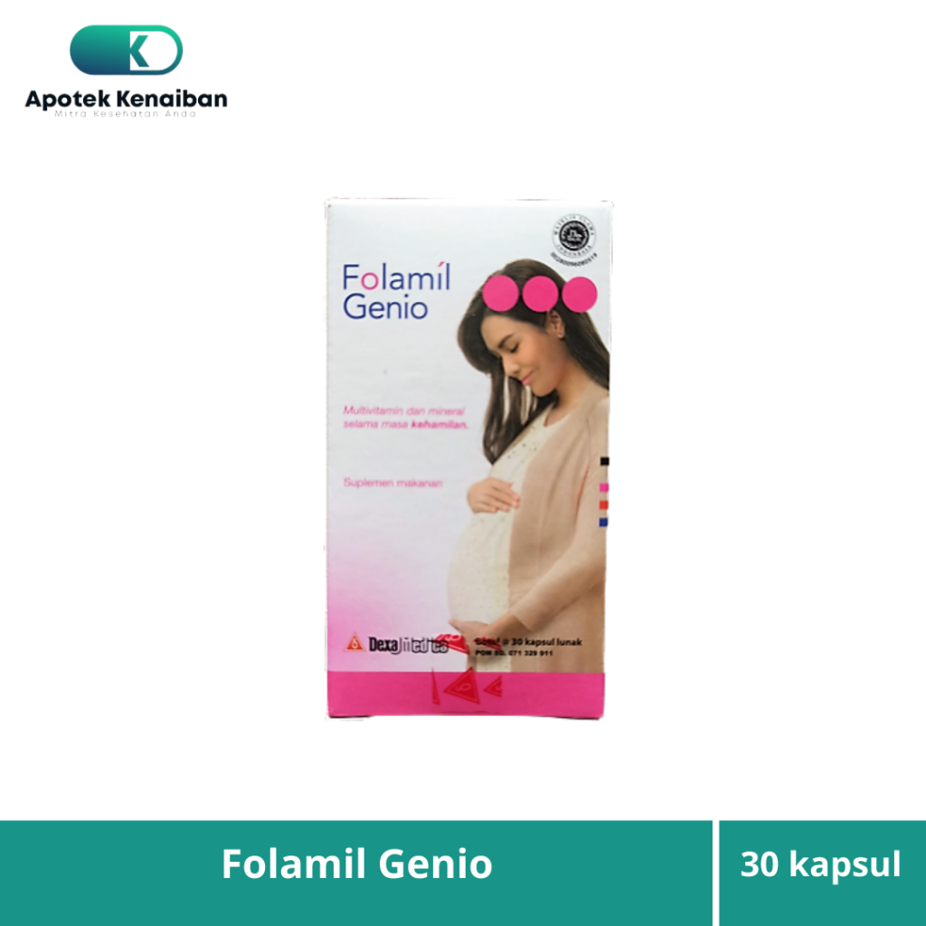 Folamil Genio / Suplemen Ibu Hamil / Multivitamin Ibu Hamil