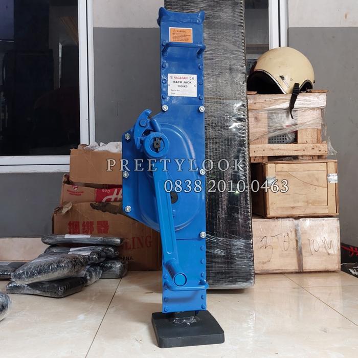 PROMO DONGKRAK KERETA 10 TON JAPAN NAGASAKI RACK JACK MECHANICAL JACK - YERLS SHOP Harga 11,220,000 rupiah*Gratis Ongkir