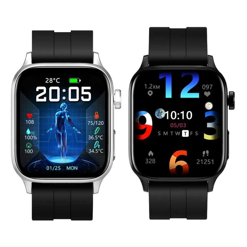 GT22 Watch Sports Watch Heart Rate Blood Pressure Monitor Wristwatch para sa Telepon gamit ang Step ราคา 2,421 บาท*ส่งฟรี